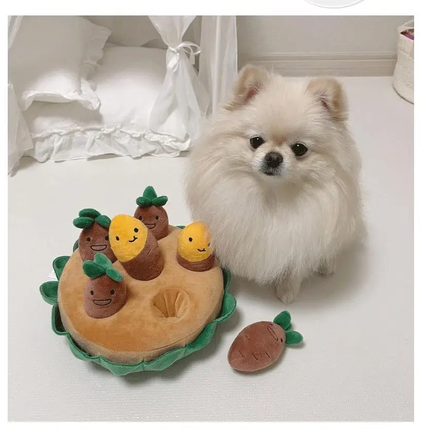 고구마뽑기세트강아지이갈이장난감