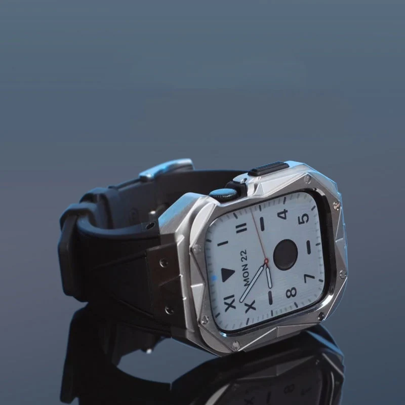 Apple Watch8 수정 금속 합금 보호 케이스 8/7/6/5/4 세대에 적합